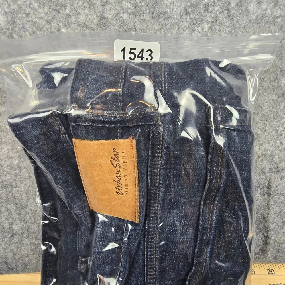 Urban Star Jeans Mens 40x30 Dark Wash‎ Straight Leg Stretch Denim